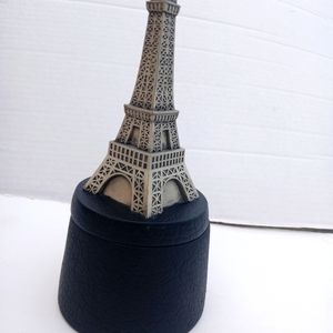 Eiffel Tower Box Jewelry Storage Container Organizer w/ Secret Message Journey